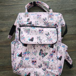 Purple Large Diaper Bag Backpack